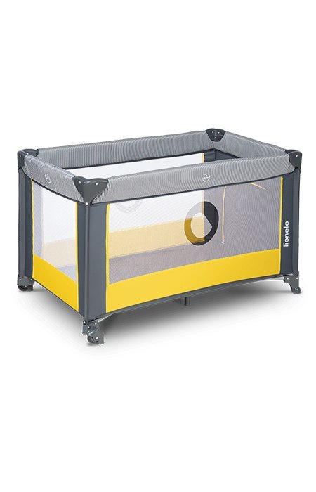 LIONELO Łóżeczko turystyczne Stefi Yellow Lemon LIONELO Łóżeczko turystyczne Stefi Yellow Lemon