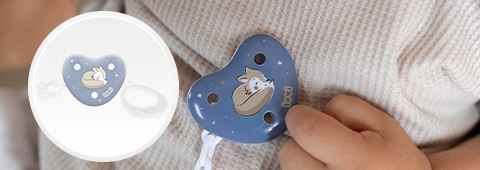 LOVI 10/893 Łańcuszek do smoczka Night&Day boy LOVI 10/893 Łańcuszek do smoczka Night&Day boy