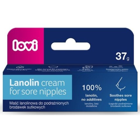 LOVI 14/001 Maść lanolinowa do brodawek sutkowych 37g. LOVI 14/001 Maść lanolinowa do brodawek sutkowych 37g.