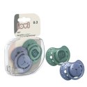LOVI 22/885 Smoczek silikonowy dynamiczny 0-3m 2szt Hey Boy LOVI 22/885 Smoczek silikonowy dynamiczny 0-3m 2szt Hey Boy