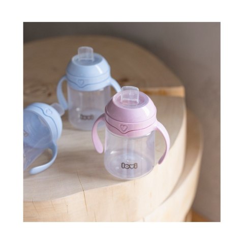 LOVI 35/353 Pierwszy kubek z ustnikiem 150ml. pink LOVI 35/353 Pierwszy kubek z ustnikiem 150ml. pink