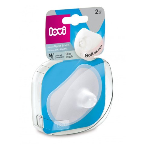 LOVI 5/606 Silikonowe osłonki piersi Skin Touch 2 szt. M/L LOVI 5/606 Silikonowe osłonki piersi Skin Touch 2 szt. M/L